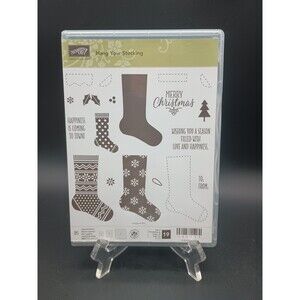 Stampin UP! HANG YOUR STOCKING Stamp Set & CHRISTMAS STOCKING Dies